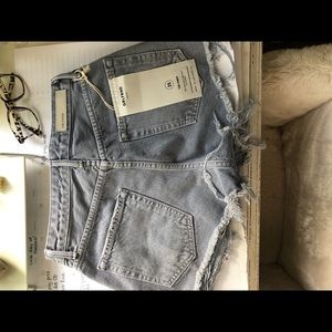 Grlfrnd Demin shorts size 25